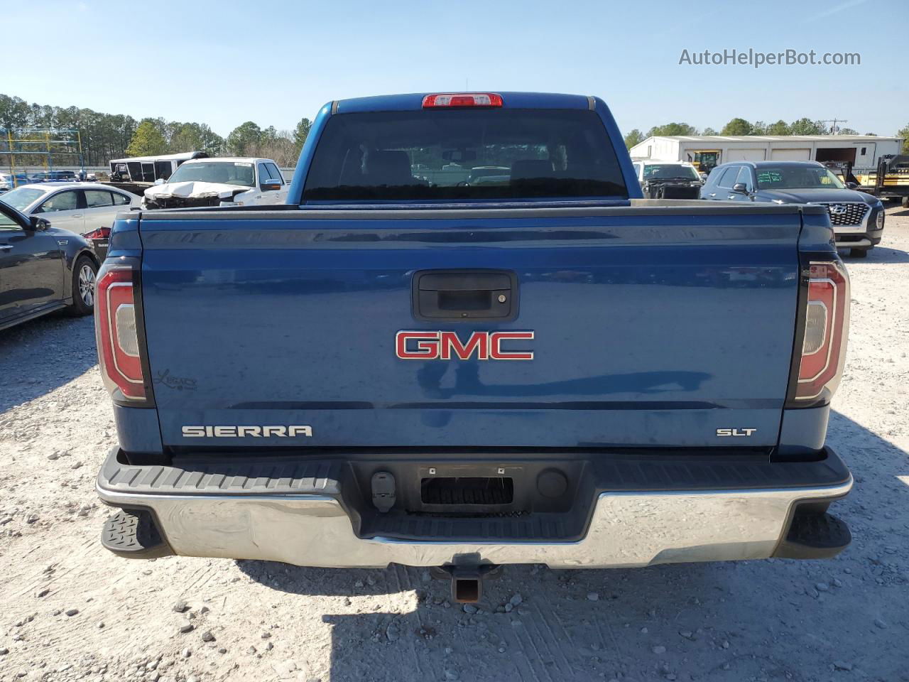 2016 Gmc Sierra K1500 Slt Синий vin: 3GTU2NEC9GG236969