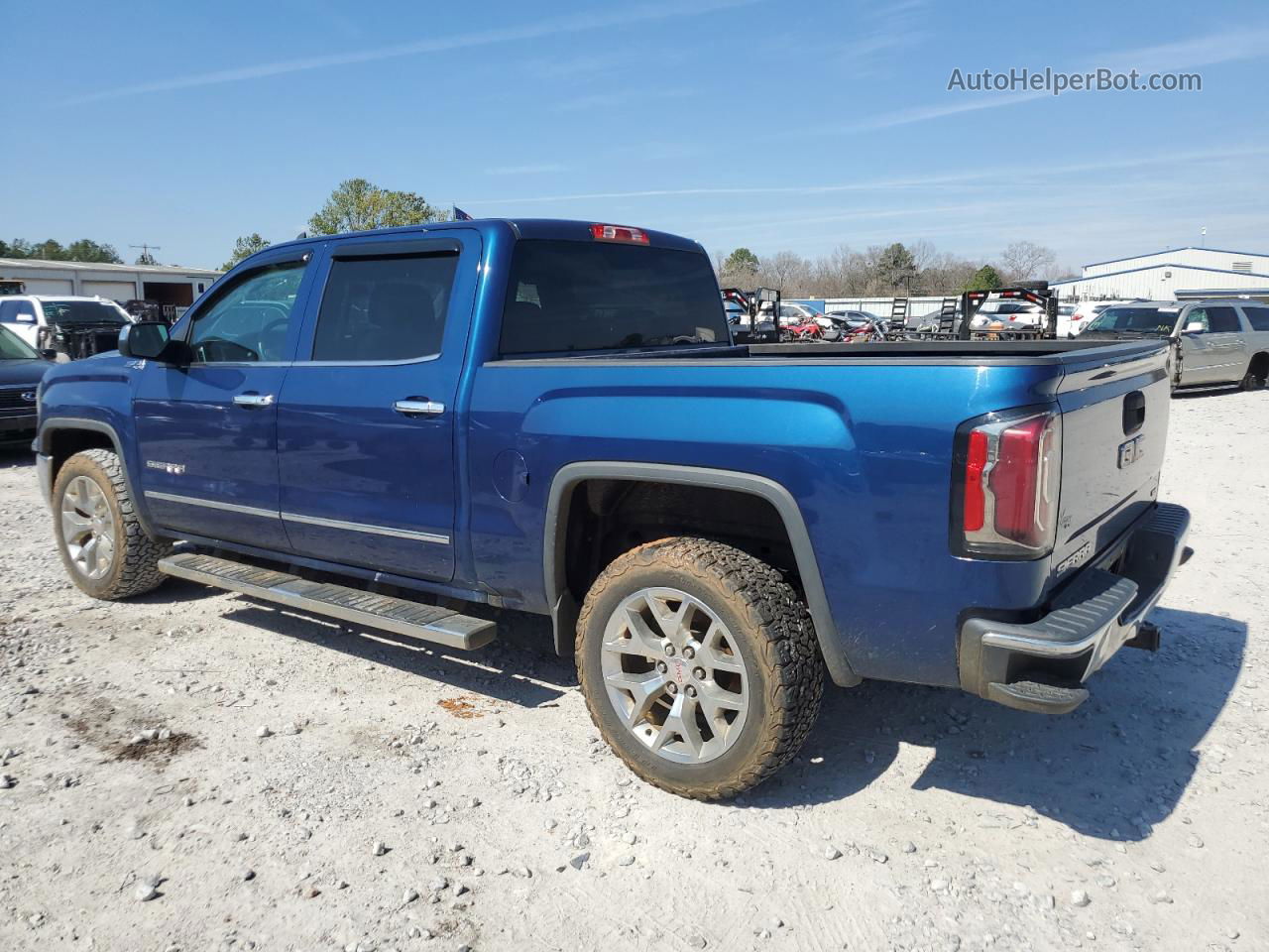 2016 Gmc Sierra K1500 Slt Синий vin: 3GTU2NEC9GG236969