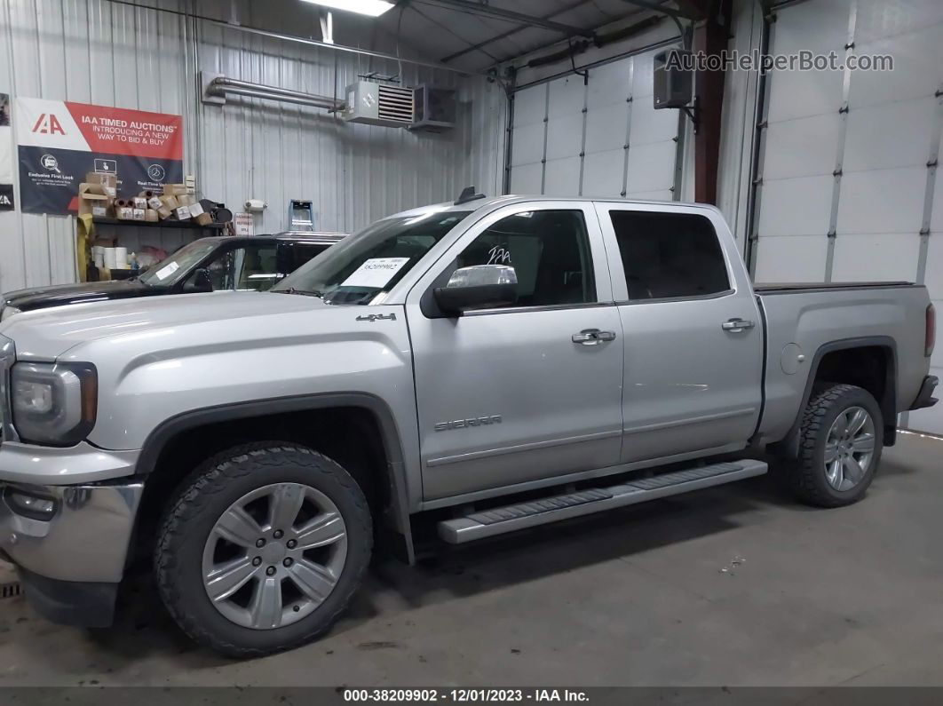 2016 Gmc Sierra 1500 Slt Silver vin: 3GTU2NEC9GG238012