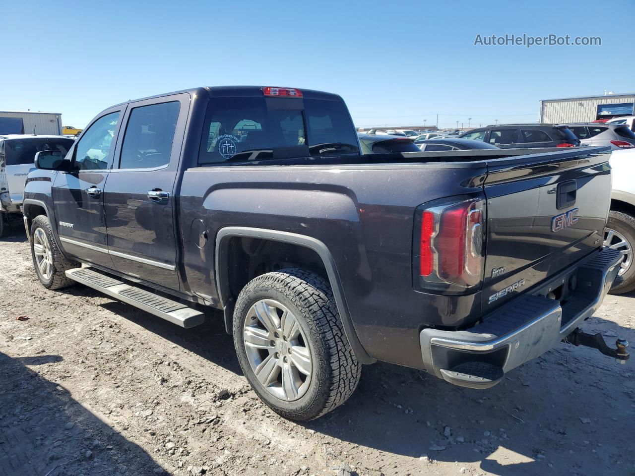 2016 Gmc Sierra K1500 Slt Черный vin: 3GTU2NECXGG163529