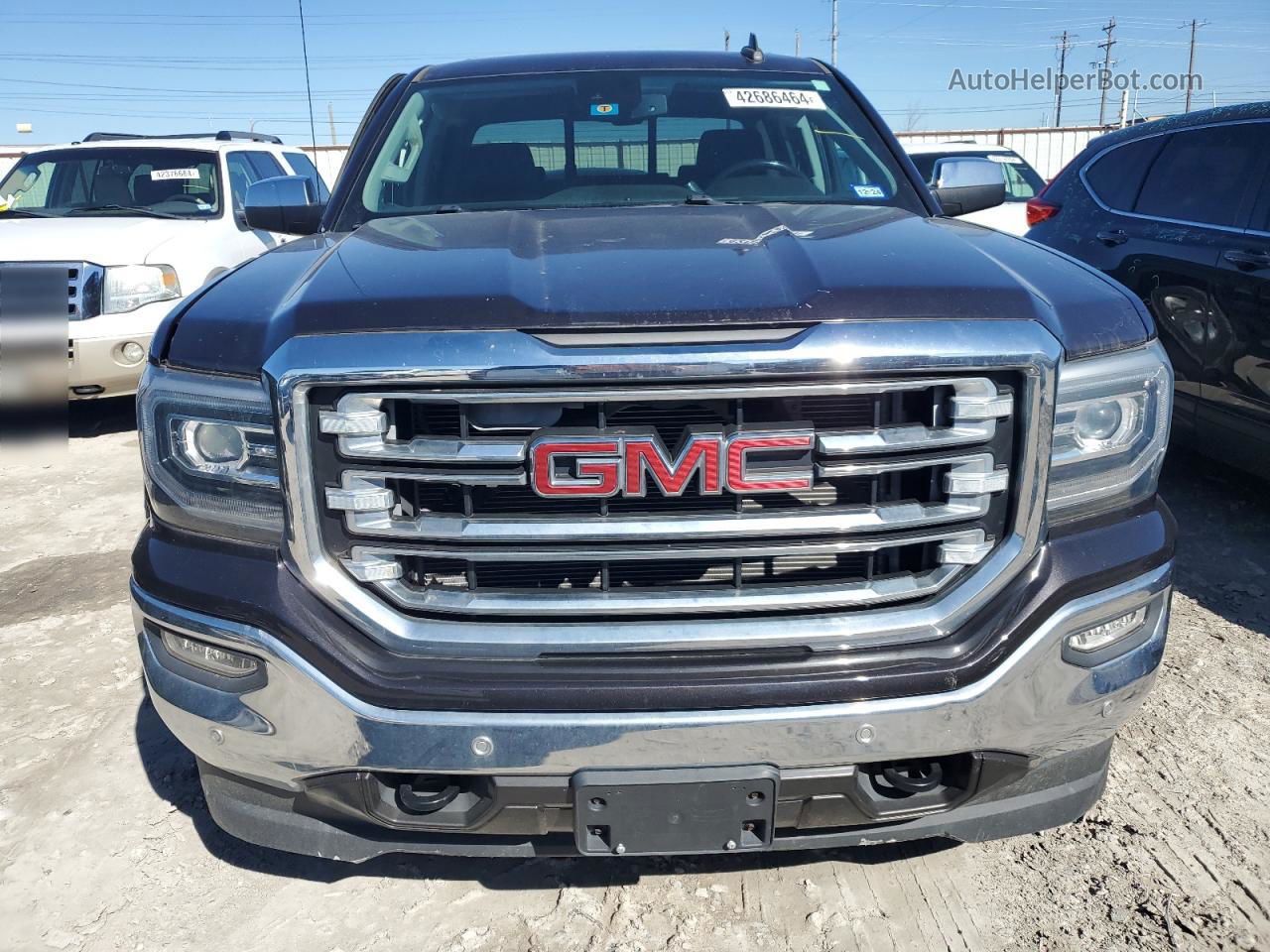 2016 Gmc Sierra K1500 Slt Черный vin: 3GTU2NECXGG163529