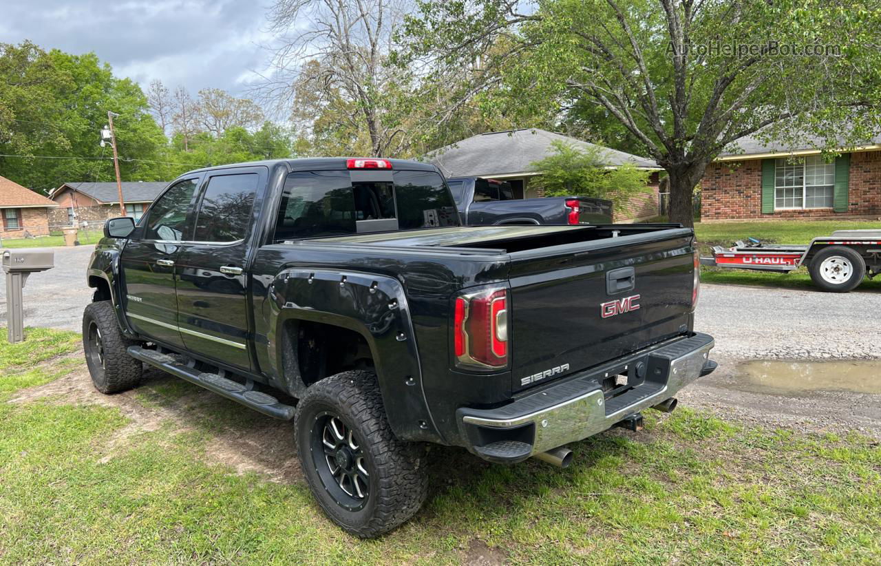 2016 Gmc Sierra K1500 Slt Black vin: 3GTU2NECXGG173414