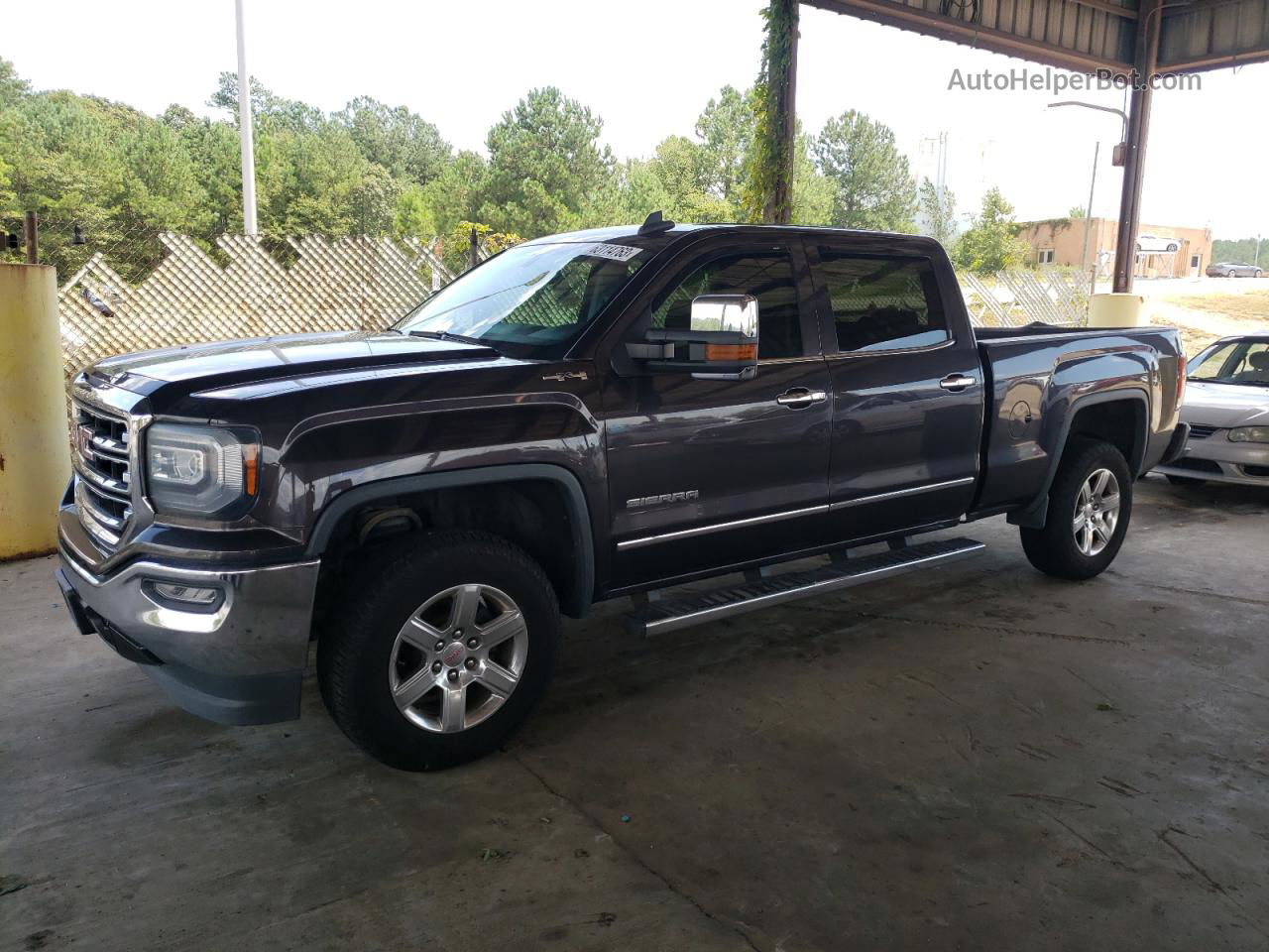 2016 Gmc Sierra K1500 Slt Gray vin: 3GTU2NECXGG291799