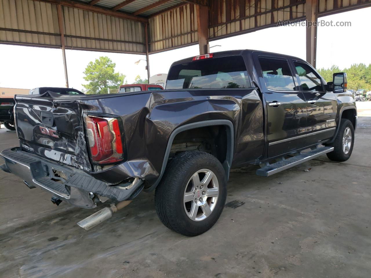 2016 Gmc Sierra K1500 Slt Gray vin: 3GTU2NECXGG291799