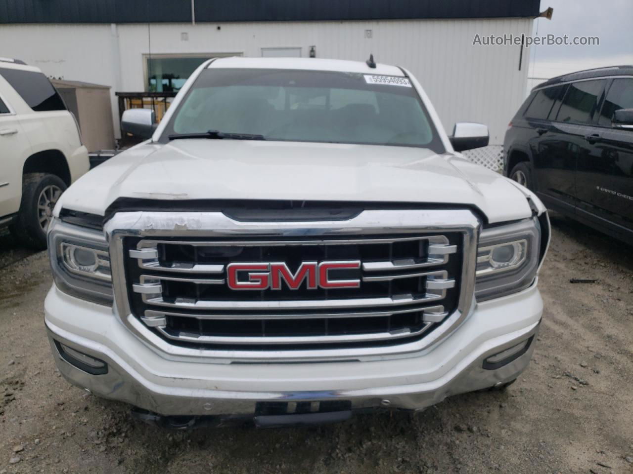 2016 Gmc Sierra K1500 Slt Белый vin: 3GTU2NECXGG293777