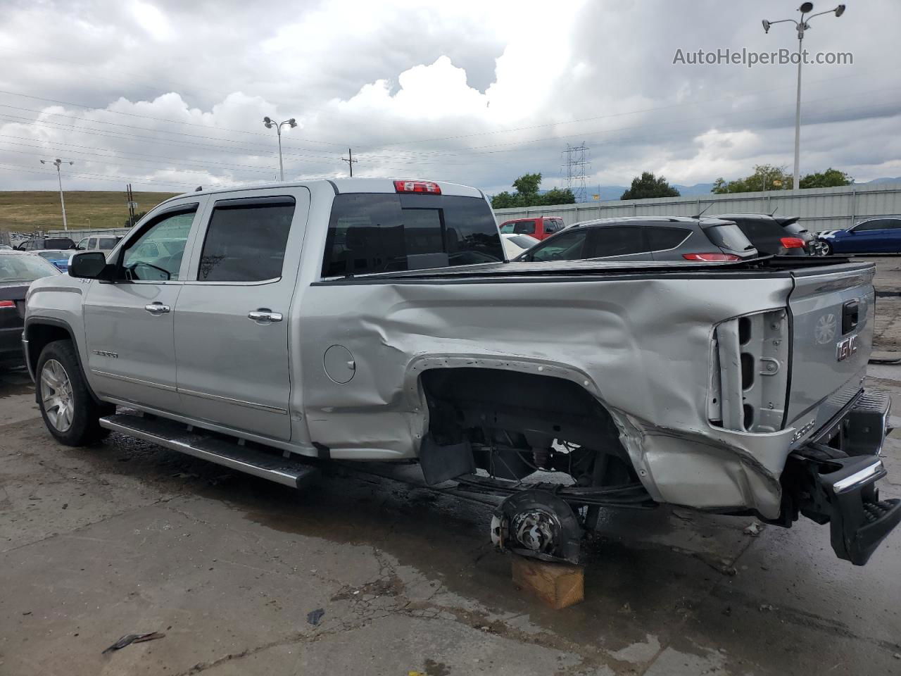 2016 Gmc Sierra K1500 Slt Silver vin: 3GTU2NECXGG360264