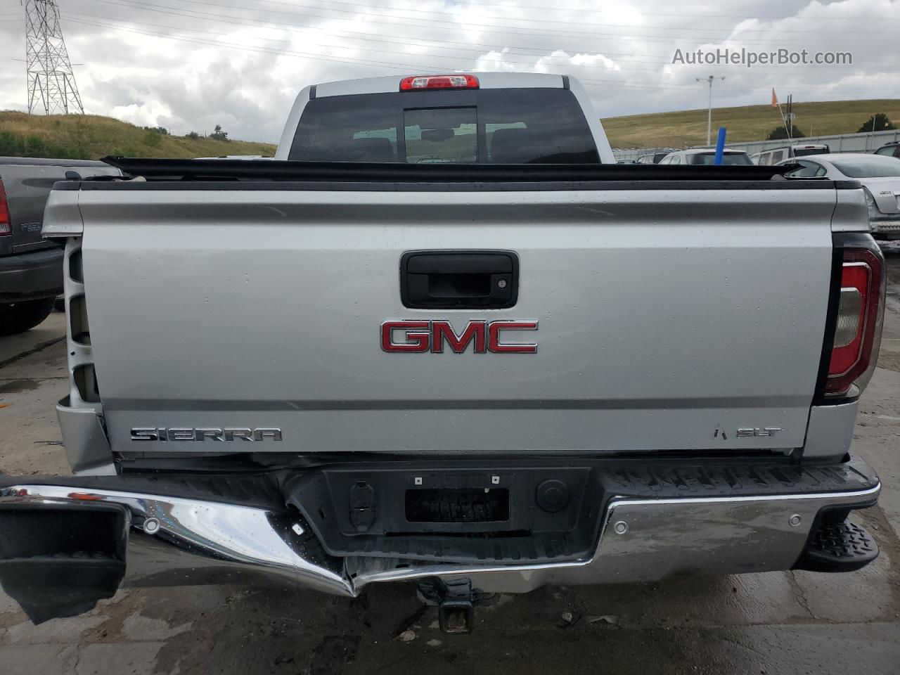 2016 Gmc Sierra K1500 Slt Silver vin: 3GTU2NECXGG360264