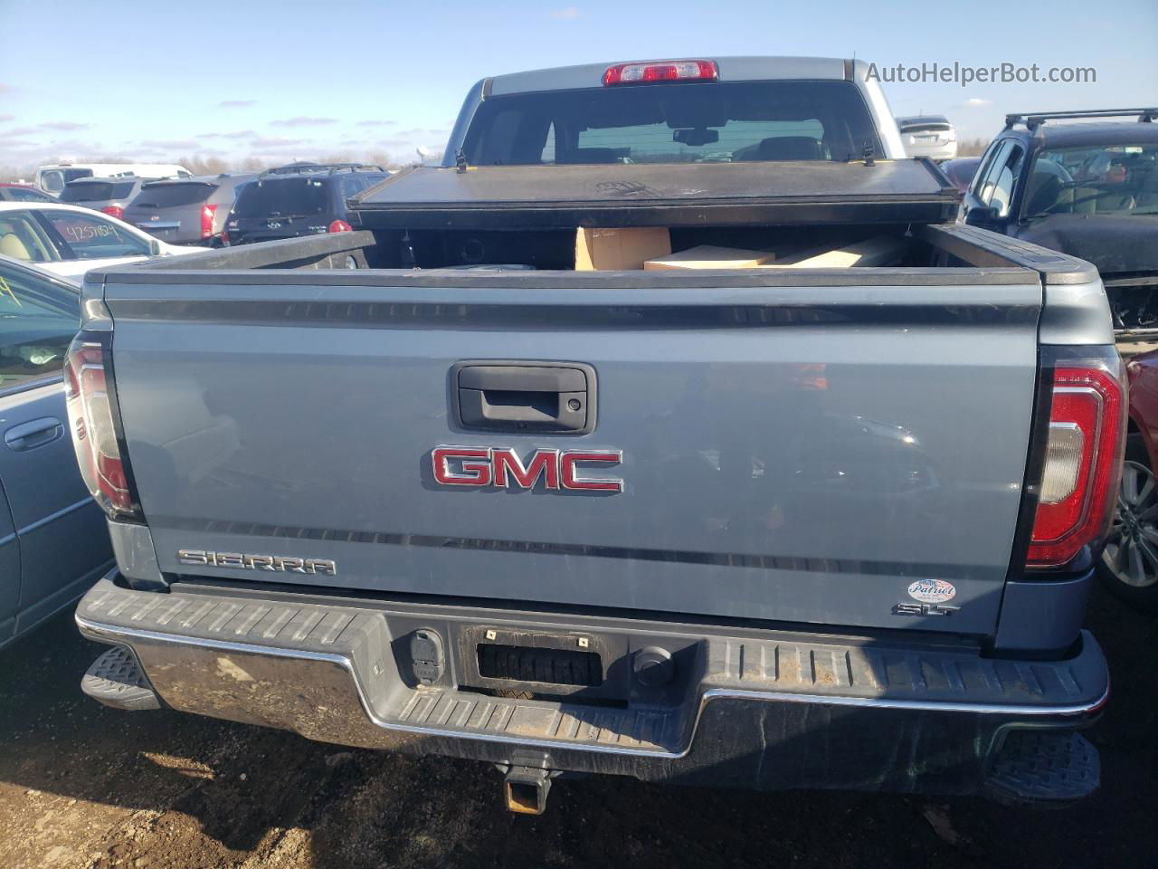 2016 Gmc Sierra K1500 Slt Синий vin: 3GTU2NEJ3GG152242