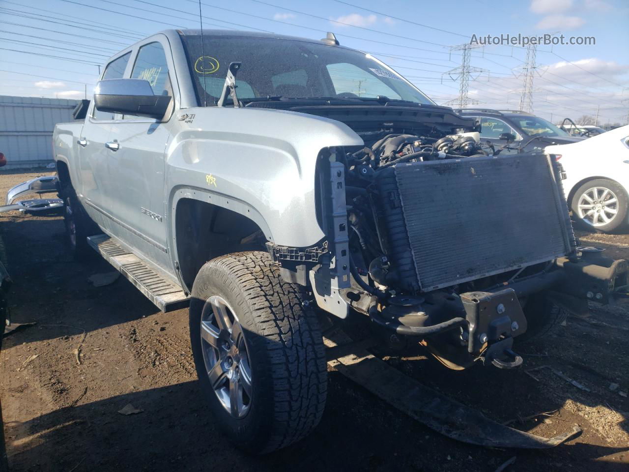 2016 Gmc Sierra K1500 Slt Blue vin: 3GTU2NEJ3GG152242