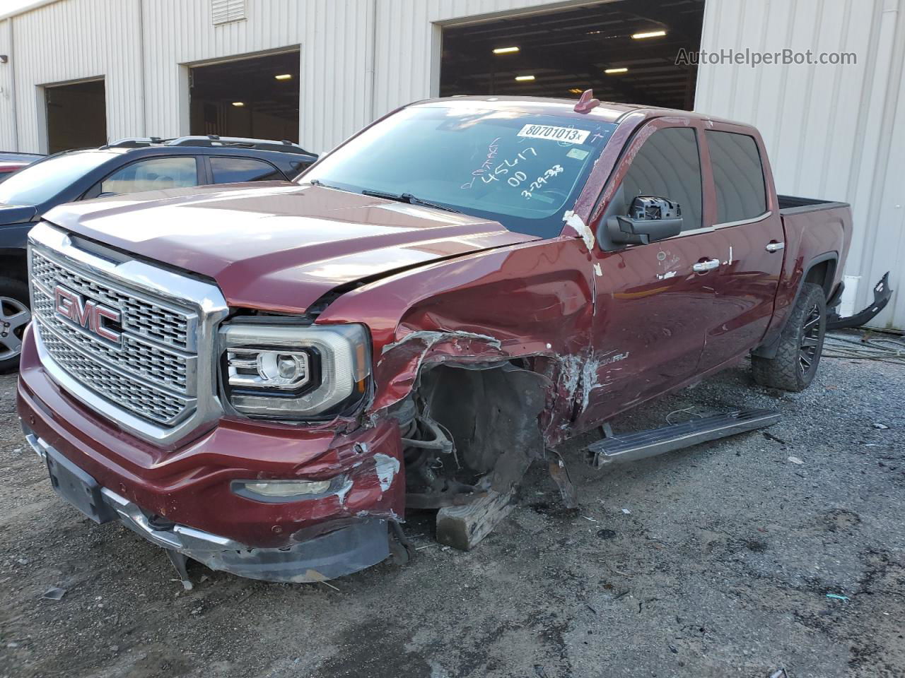 2016 Gmc Sierra K1500 Denali Burgundy vin: 3GTU2PEC0GG189455