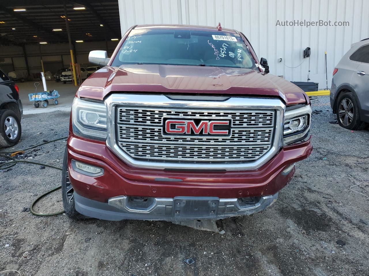 2016 Gmc Sierra K1500 Denali Burgundy vin: 3GTU2PEC0GG189455