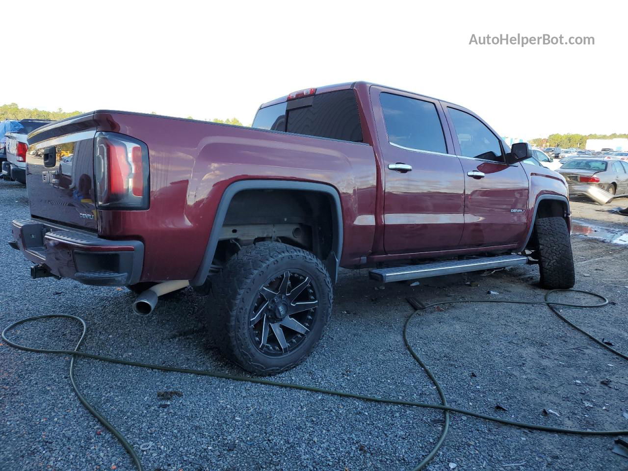 2016 Gmc Sierra K1500 Denali Burgundy vin: 3GTU2PEC0GG189455