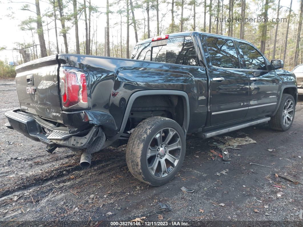 2016 Gmc Sierra 1500 Denali Black vin: 3GTU2PEC0GG375755