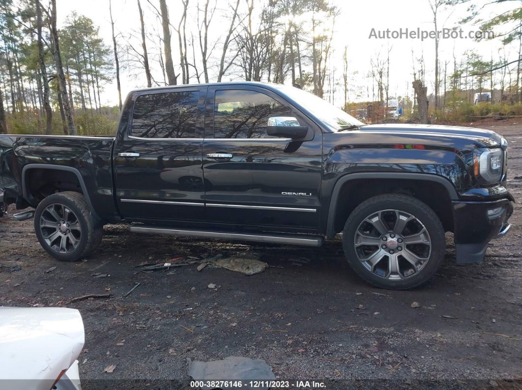 2016 Gmc Sierra 1500 Denali Black vin: 3GTU2PEC0GG375755