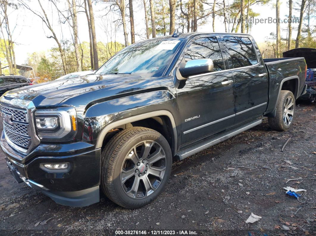 2016 Gmc Sierra 1500 Denali Black vin: 3GTU2PEC0GG375755