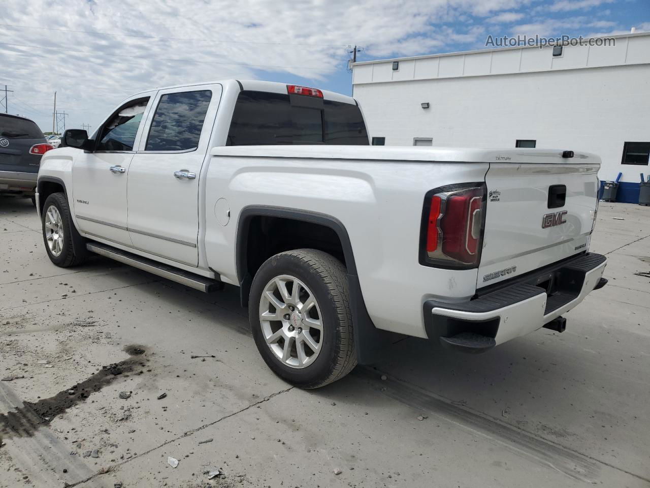 2016 Gmc Sierra K1500 Denali White vin: 3GTU2PEC1GG164595