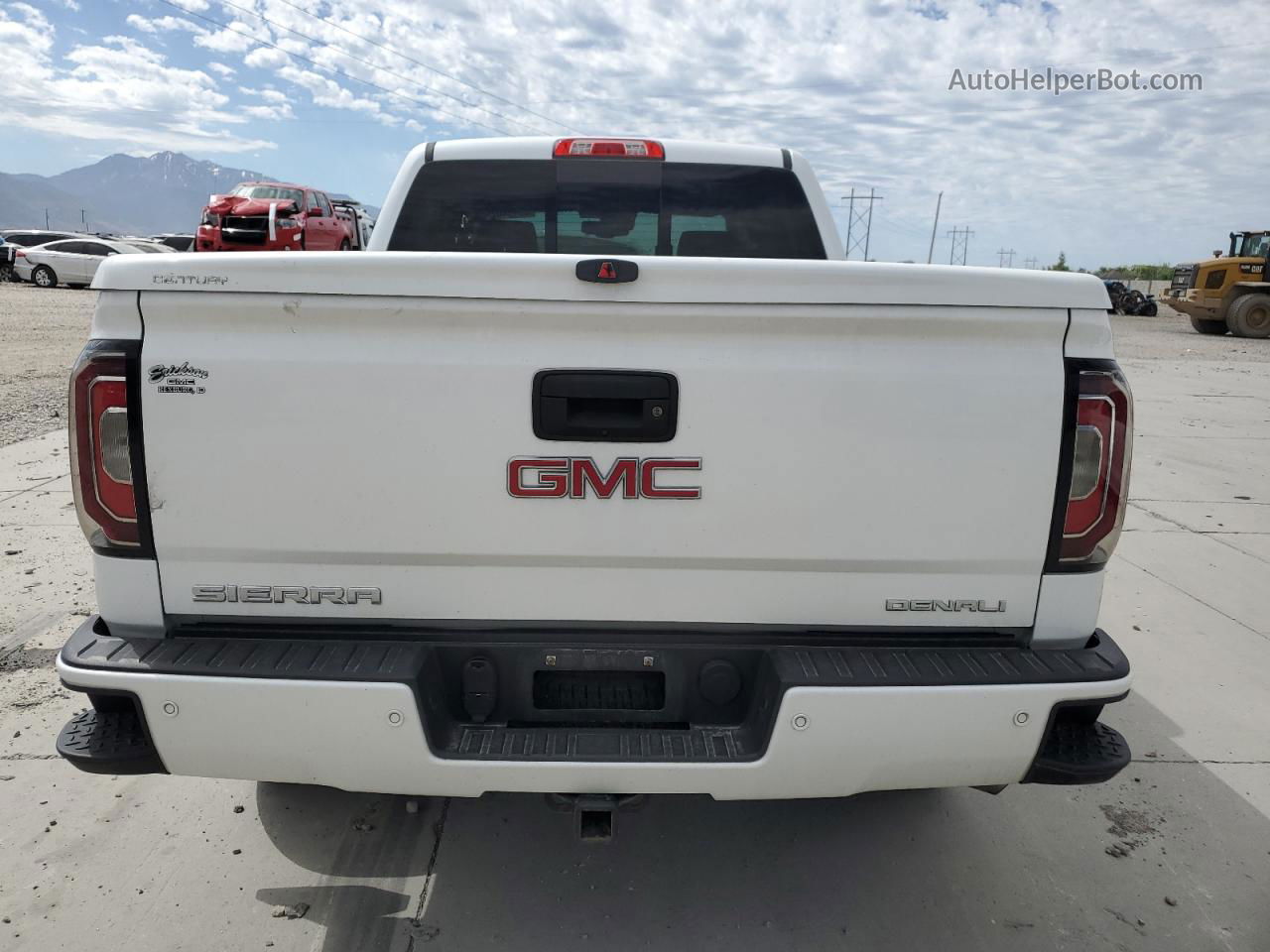 2016 Gmc Sierra K1500 Denali White vin: 3GTU2PEC1GG164595