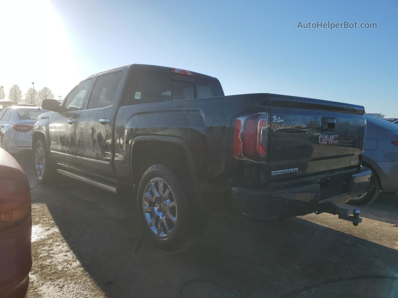 2016 Gmc Sierra K1500 Denali Черный vin: 3GTU2PEC1GG243264