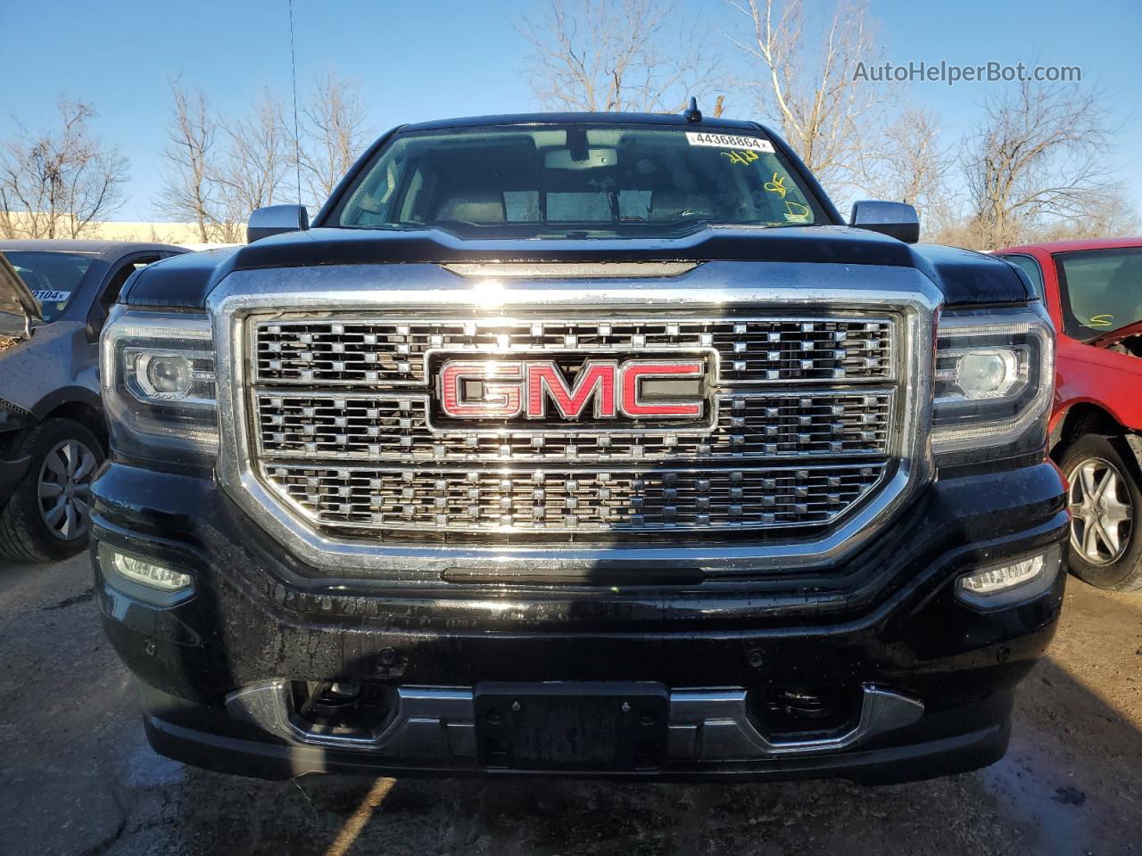 2016 Gmc Sierra K1500 Denali Черный vin: 3GTU2PEC1GG243264