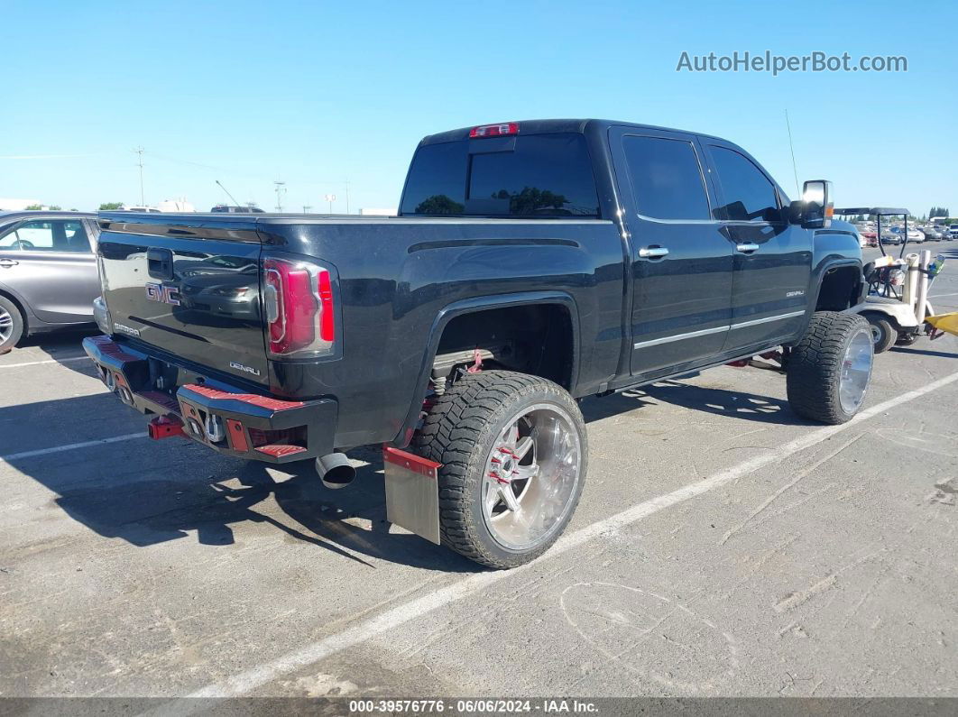 2016 Gmc Sierra 1500 Denali Black vin: 3GTU2PEC4GG164591