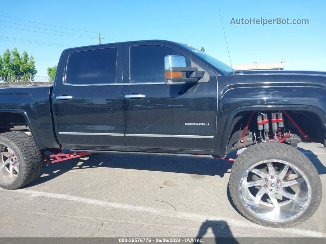 2016 Gmc Sierra 1500 Denali Black vin: 3GTU2PEC4GG164591