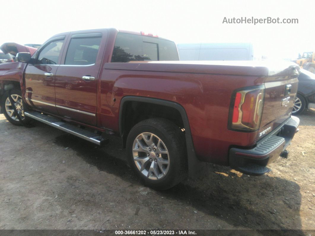 2016 Gmc Sierra 1500 Denali Red vin: 3GTU2PEC4GG350552