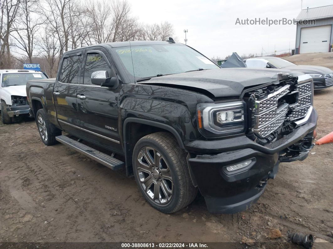 2016 Gmc Sierra 1500 Denali Black vin: 3GTU2PEC4GG363186