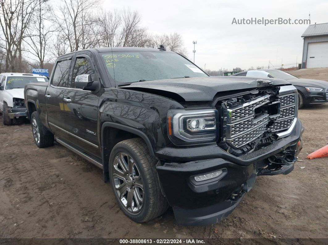 2016 Gmc Sierra 1500 Denali Black vin: 3GTU2PEC4GG363186