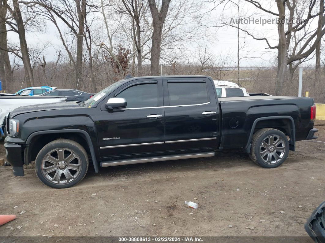 2016 Gmc Sierra 1500 Denali Black vin: 3GTU2PEC4GG363186