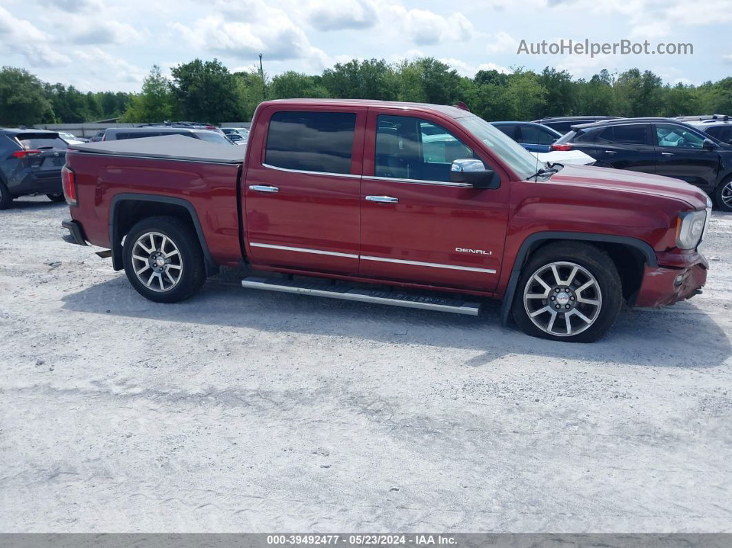 2016 Gmc Sierra K1500 Denali Red vin: 3GTU2PEC6GG210678