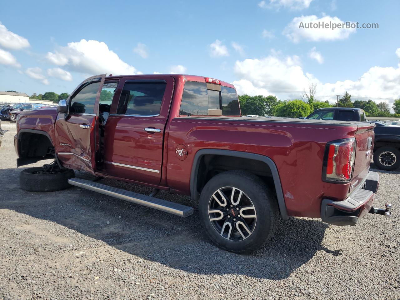 2016 Gmc Sierra K1500 Denali Burgundy vin: 3GTU2PEC6GG359057