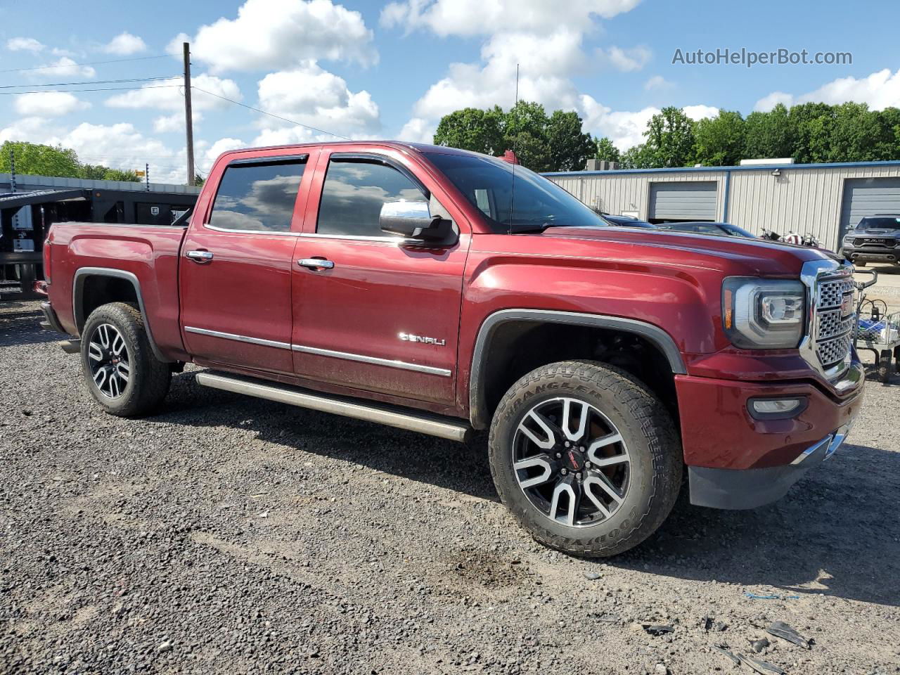 2016 Gmc Sierra K1500 Denali Burgundy vin: 3GTU2PEC6GG359057