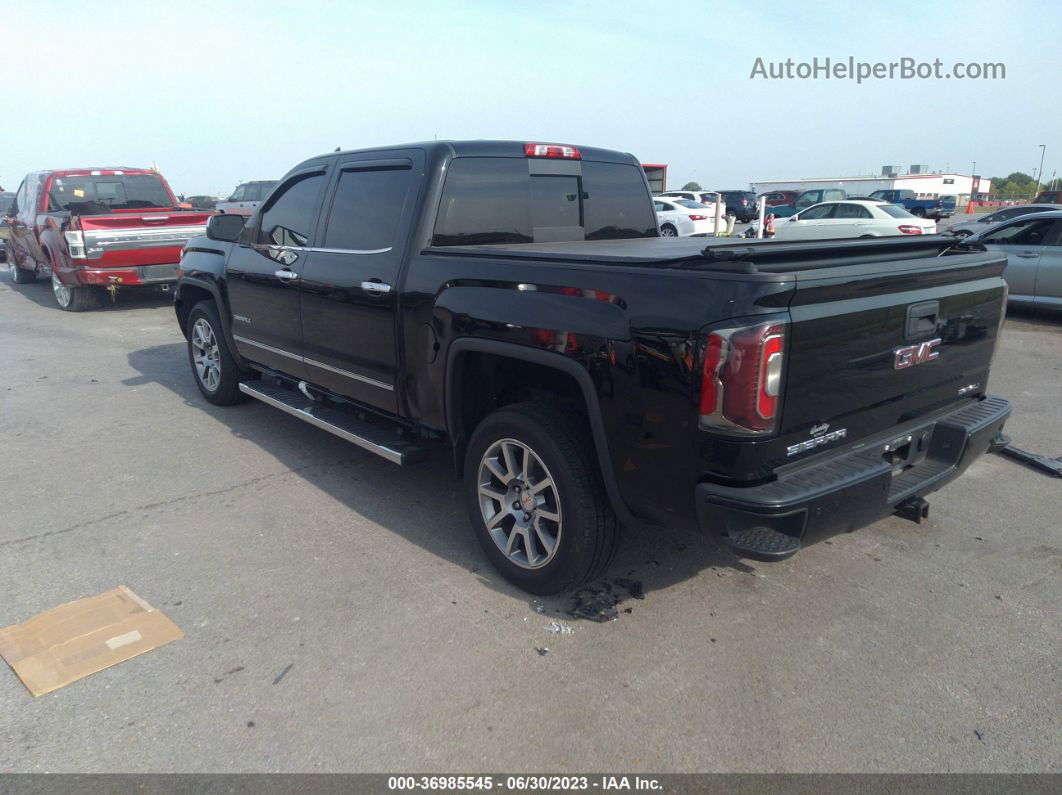 2016 Gmc Sierra 1500 Denali Black vin: 3GTU2PEC7GG195818