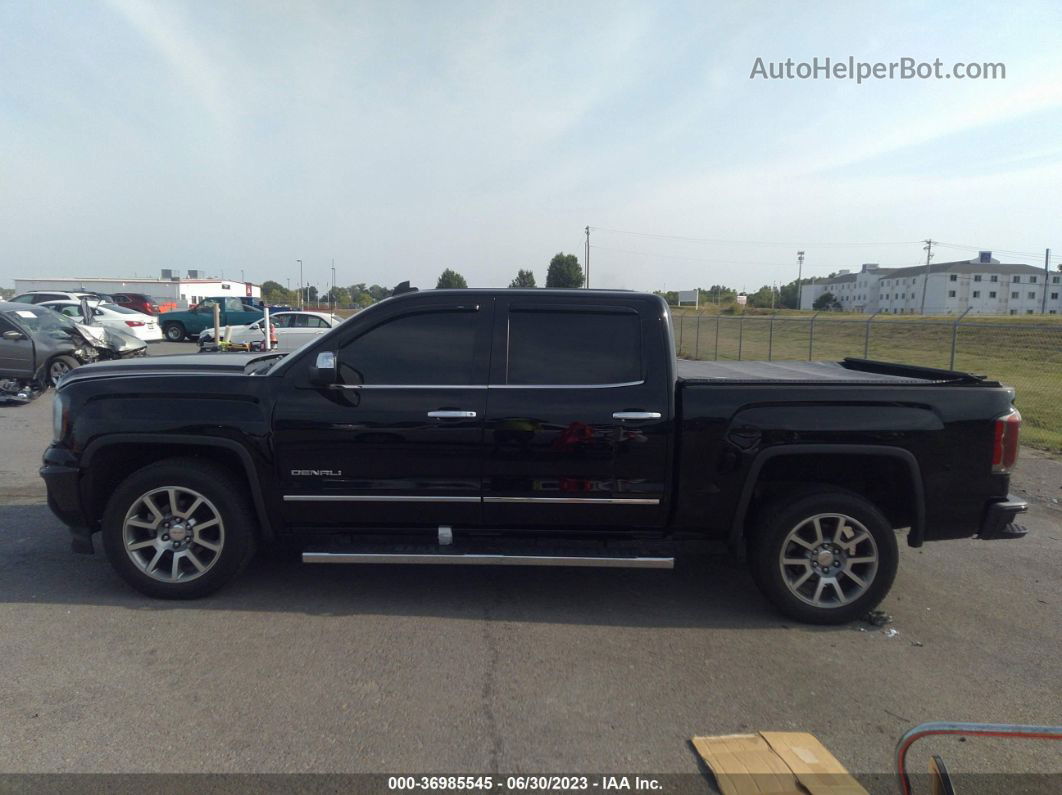 2016 Gmc Sierra 1500 Denali Black vin: 3GTU2PEC7GG195818