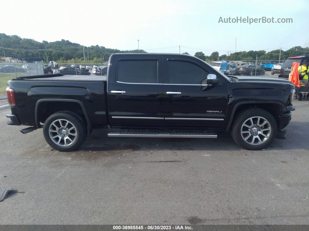 2016 Gmc Sierra 1500 Denali Black vin: 3GTU2PEC7GG195818