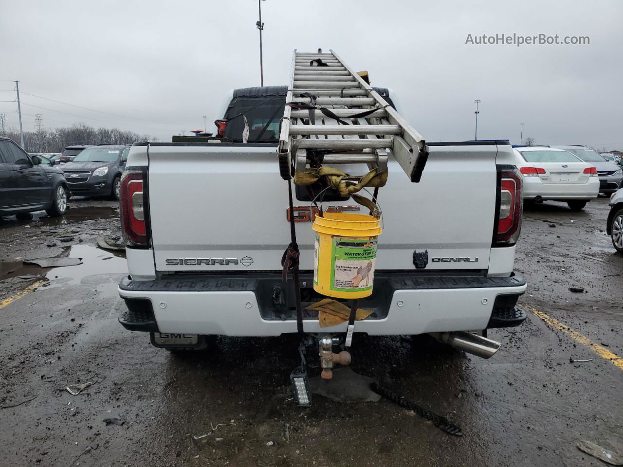 2016 Gmc Sierra K1500 Denali White vin: 3GTU2PEC8GG336525