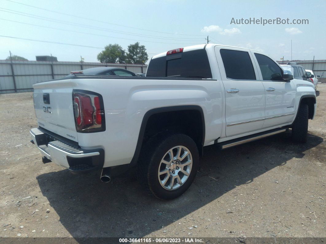 2016 Gmc Sierra 1500 Denali White vin: 3GTU2PEC9GG207581