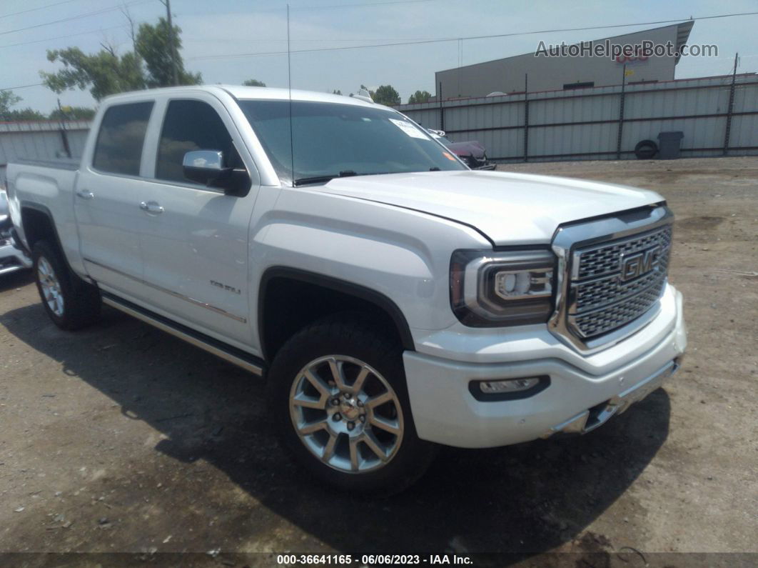 2016 Gmc Sierra 1500 Denali White vin: 3GTU2PEC9GG207581