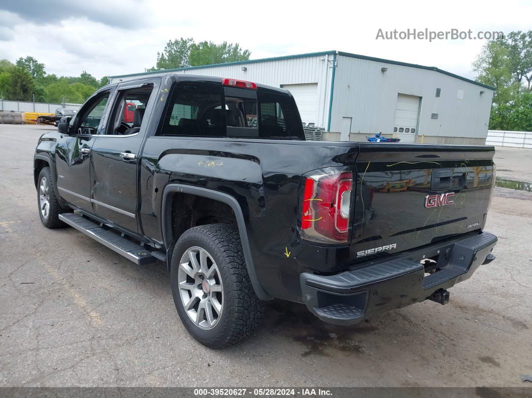 2016 Gmc Sierra 1500 Denali Black vin: 3GTU2PEC9GG223702