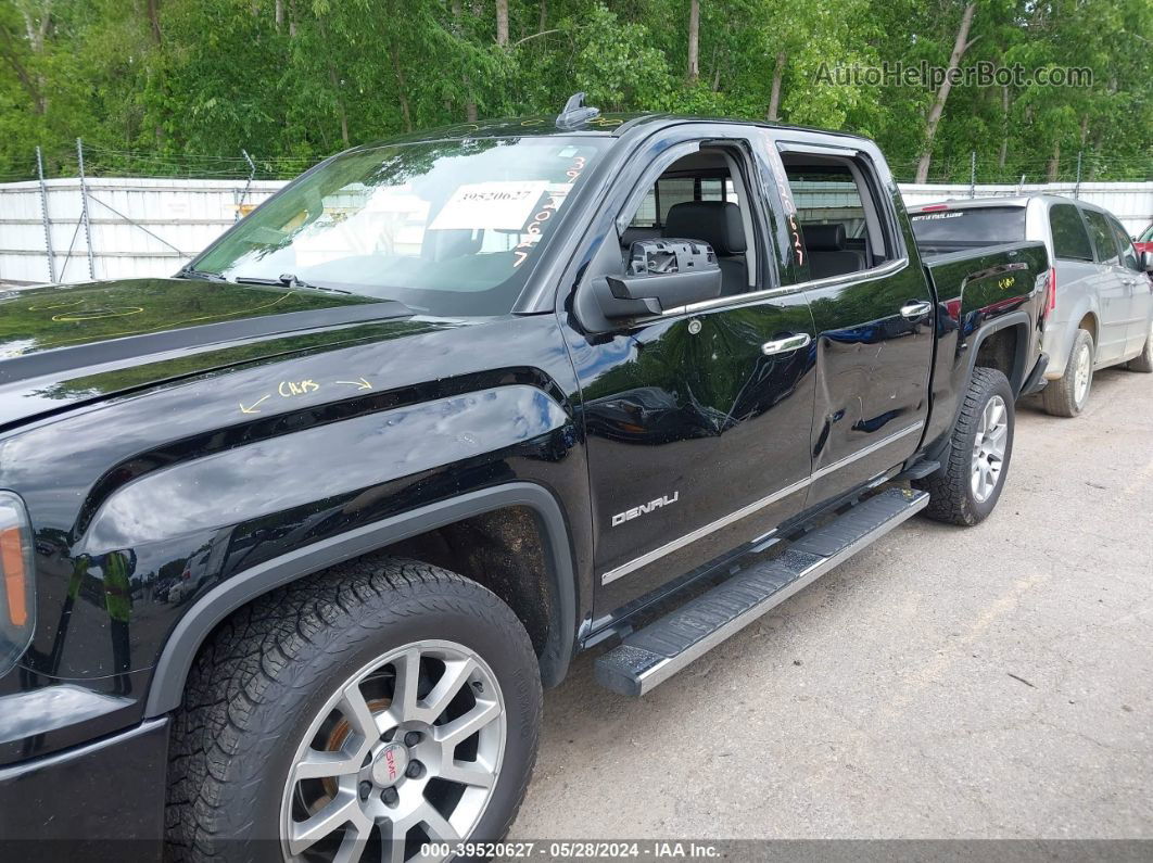 2016 Gmc Sierra 1500 Denali Черный vin: 3GTU2PEC9GG223702