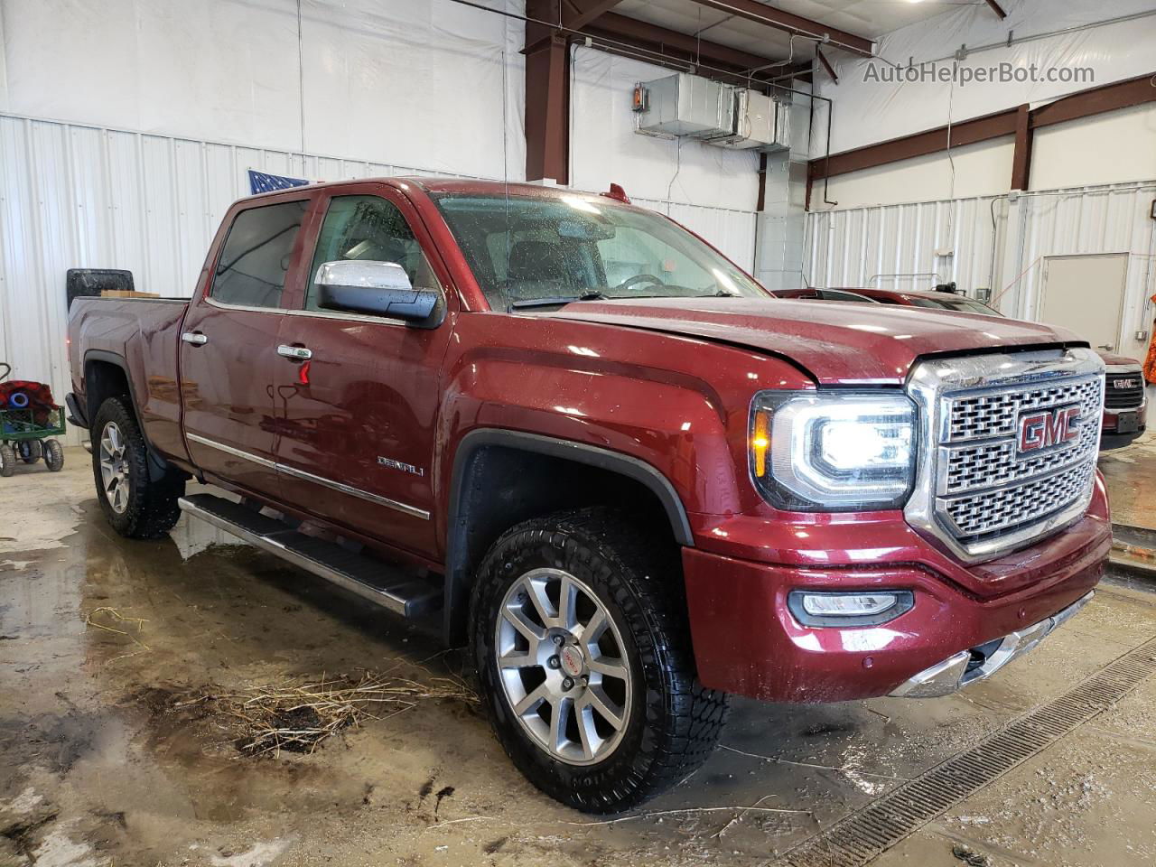 2016 Gmc Sierra K1500 Denali Красный vin: 3GTU2PEC9GG238393