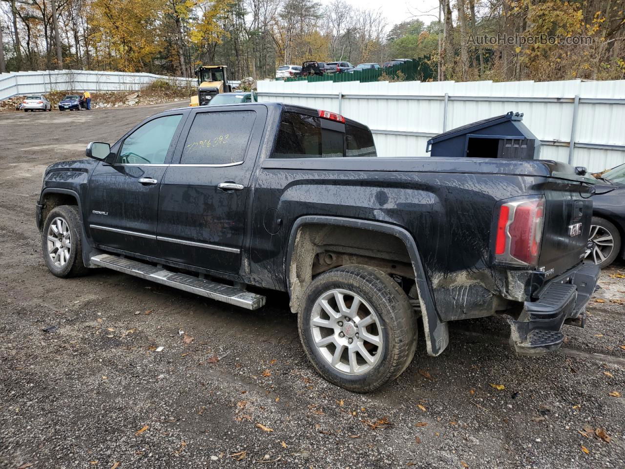 2016 Gmc Sierra K1500 Denali Black vin: 3GTU2PEJ0GG139413