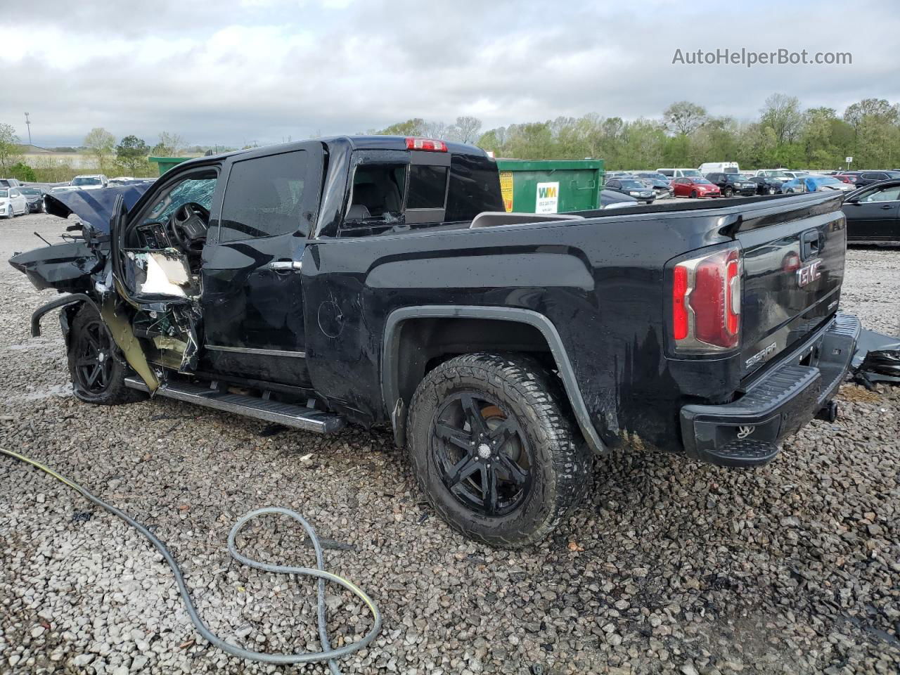 2016 Gmc Sierra K1500 Denali Черный vin: 3GTU2PEJ3GG216713