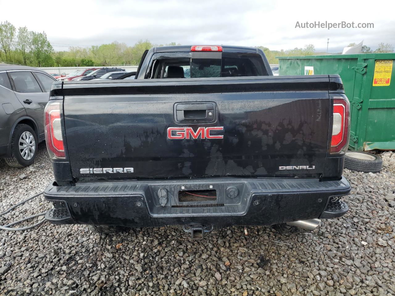 2016 Gmc Sierra K1500 Denali Черный vin: 3GTU2PEJ3GG216713