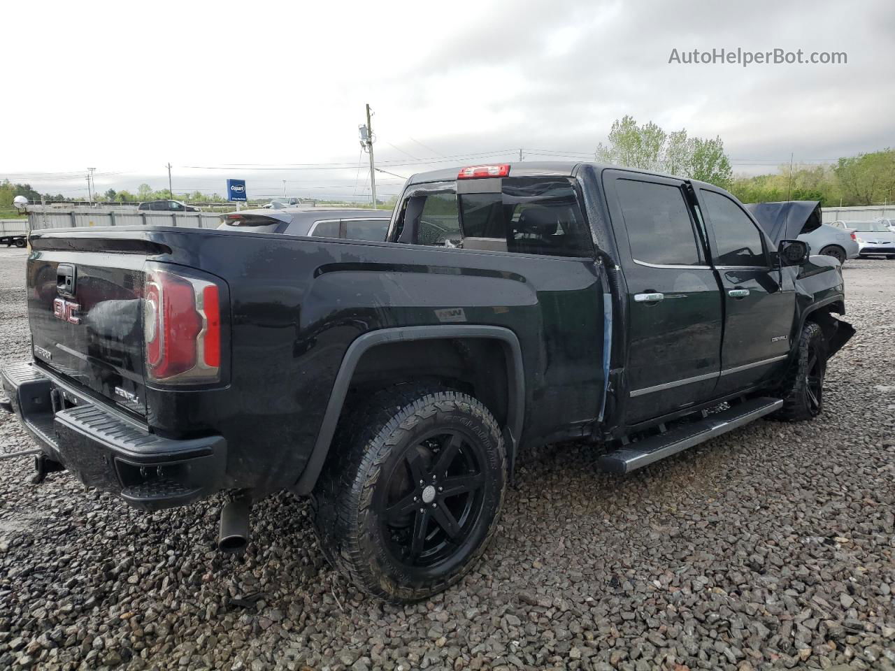 2016 Gmc Sierra K1500 Denali Черный vin: 3GTU2PEJ3GG216713