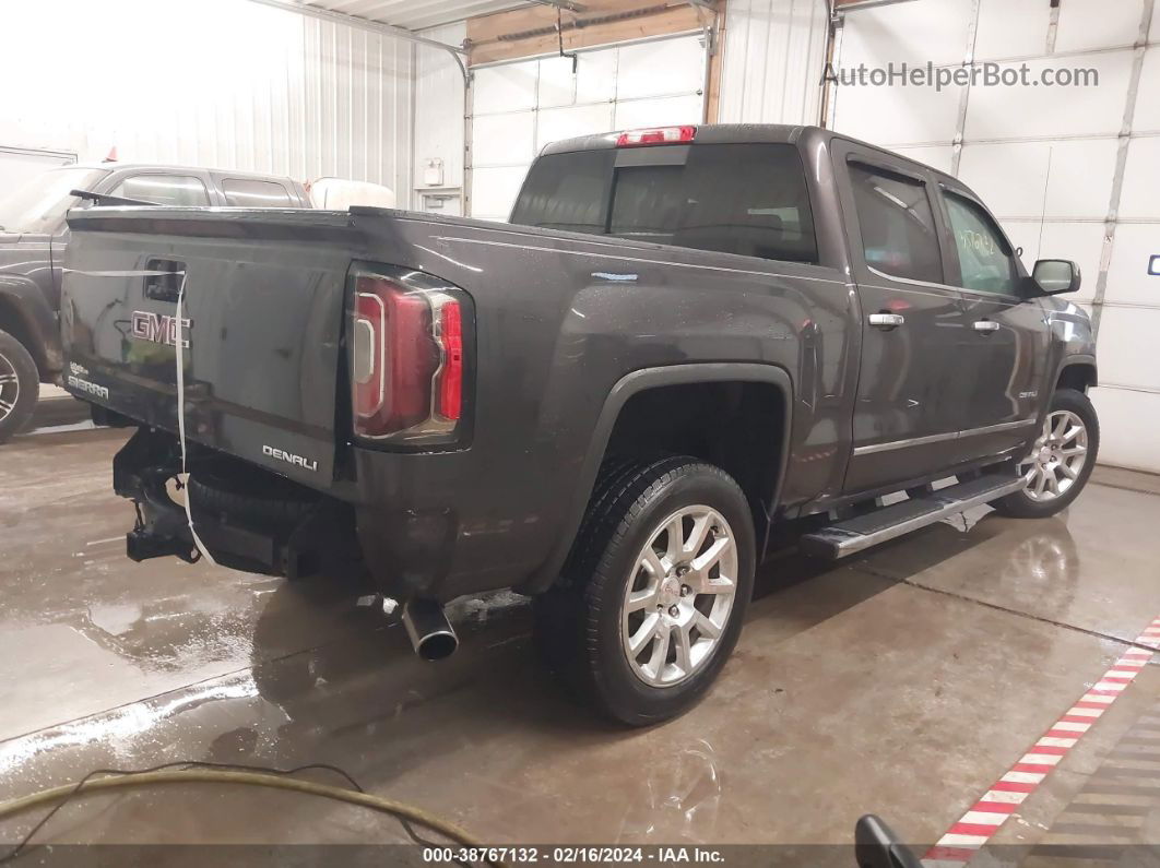 2016 Gmc Sierra 1500 Denali Gray vin: 3GTU2PEJ4GG198366