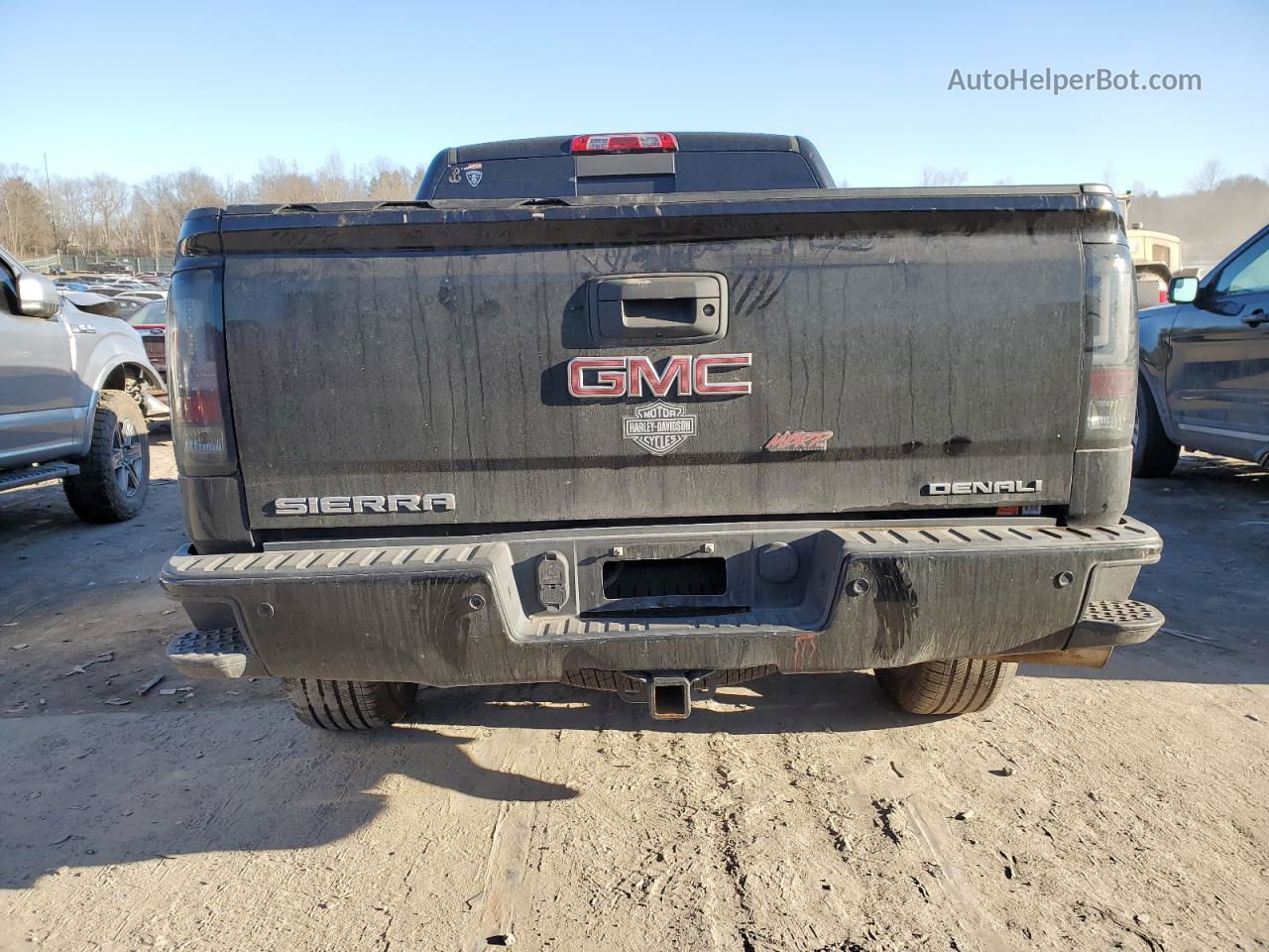 2016 Gmc Sierra K1500 Denali Black vin: 3GTU2PEJ4GG316075