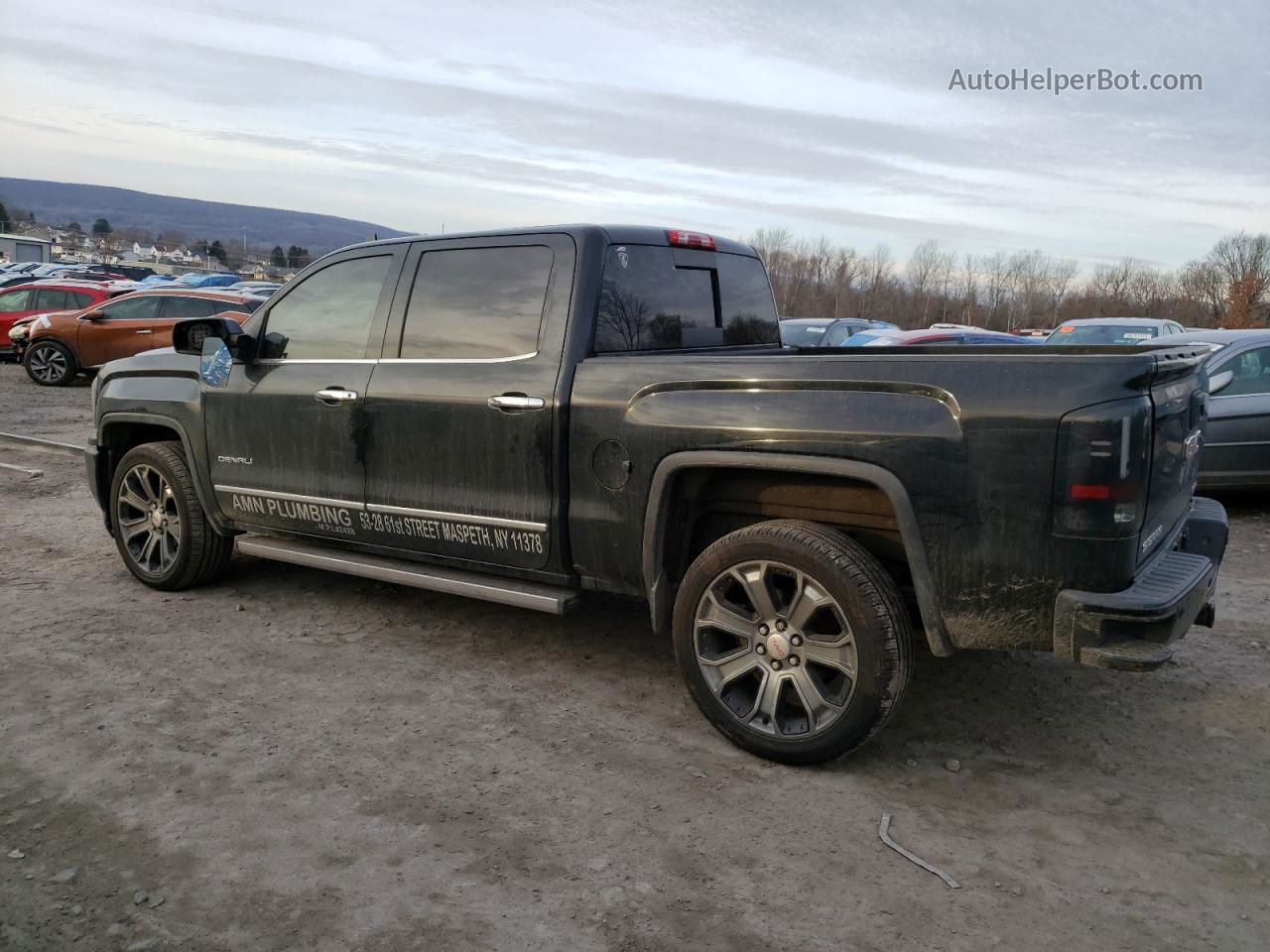 2016 Gmc Sierra K1500 Denali Black vin: 3GTU2PEJ4GG316075