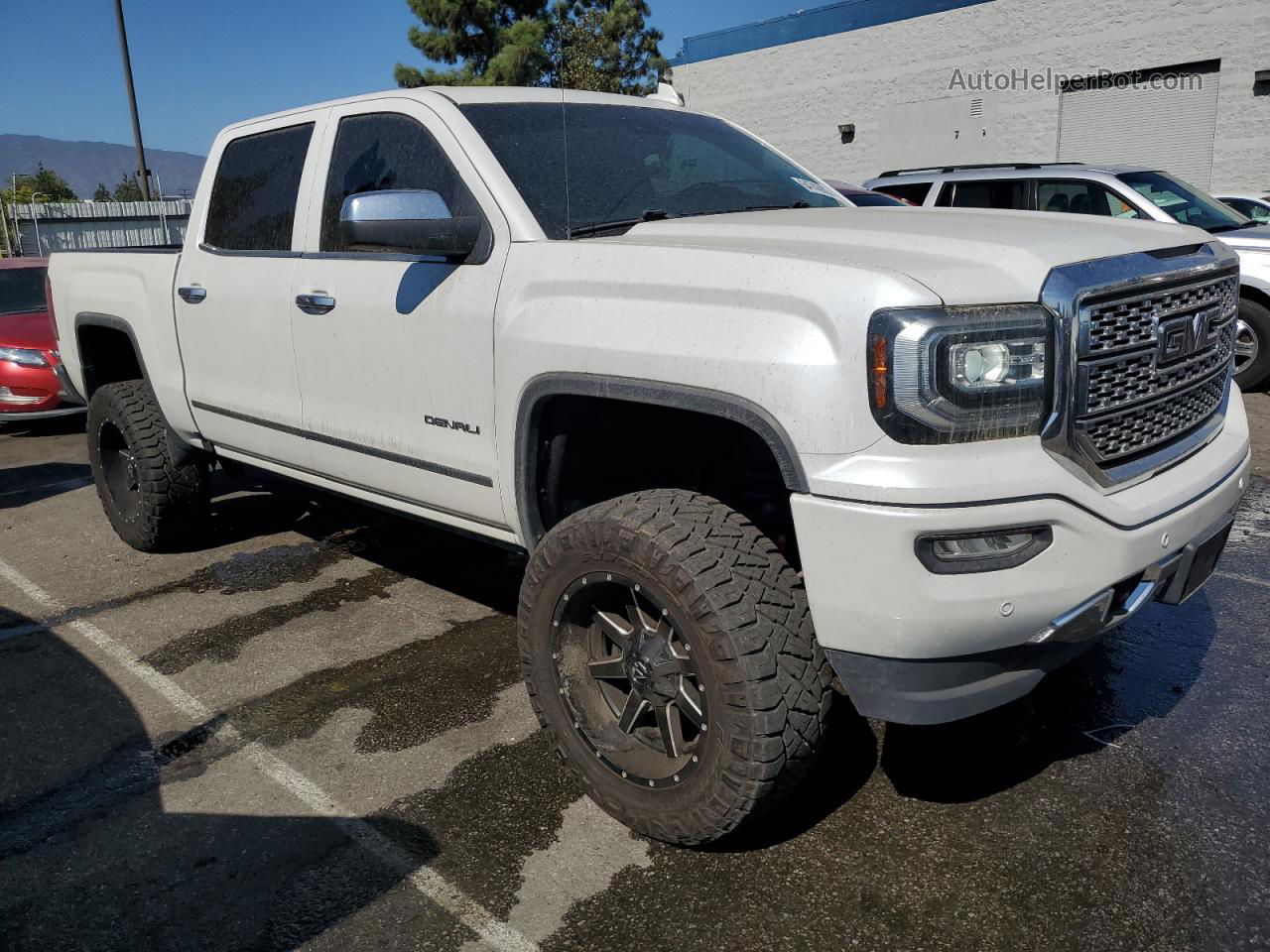 2016 Gmc Sierra K1500 Denali White vin: 3GTU2PEJ4GG354776