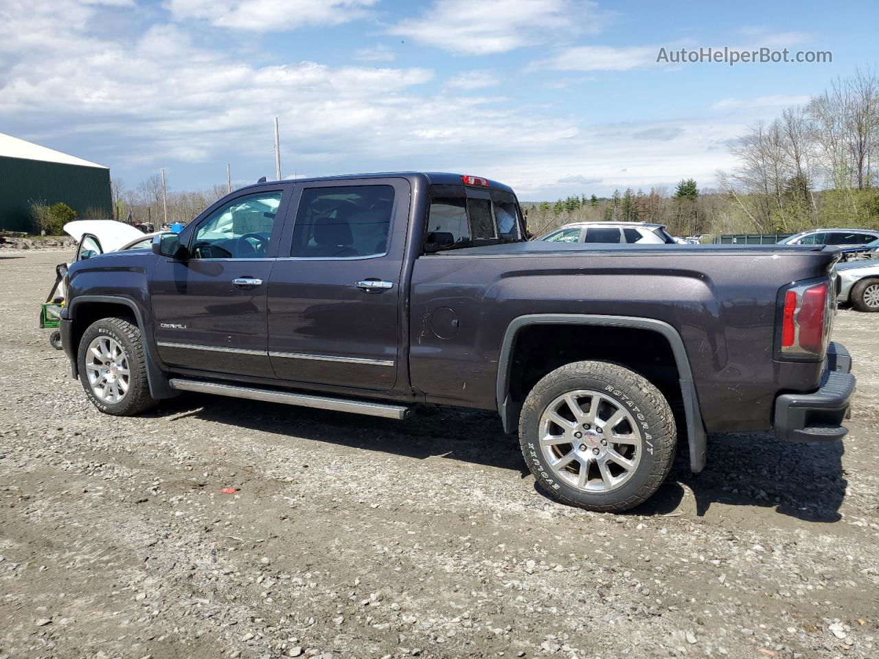 2016 Gmc Sierra K1500 Denali Черный vin: 3GTU2PEJ5GG245095